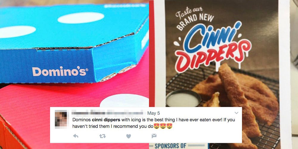 Domino's just launched Cinni Dippers for dessert and they sound delightful