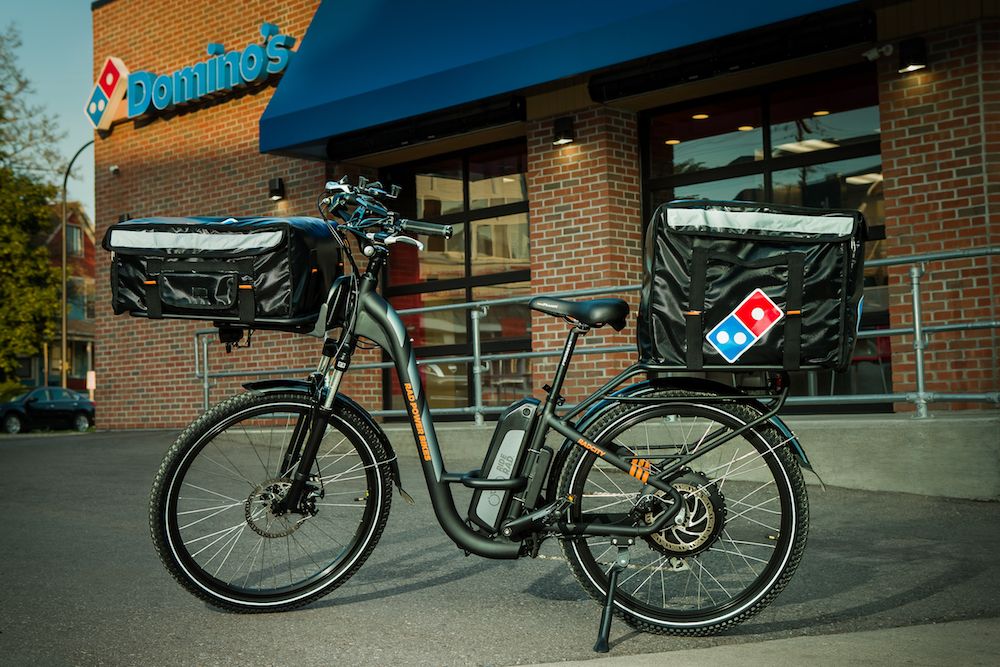 domino's pizza electric bike