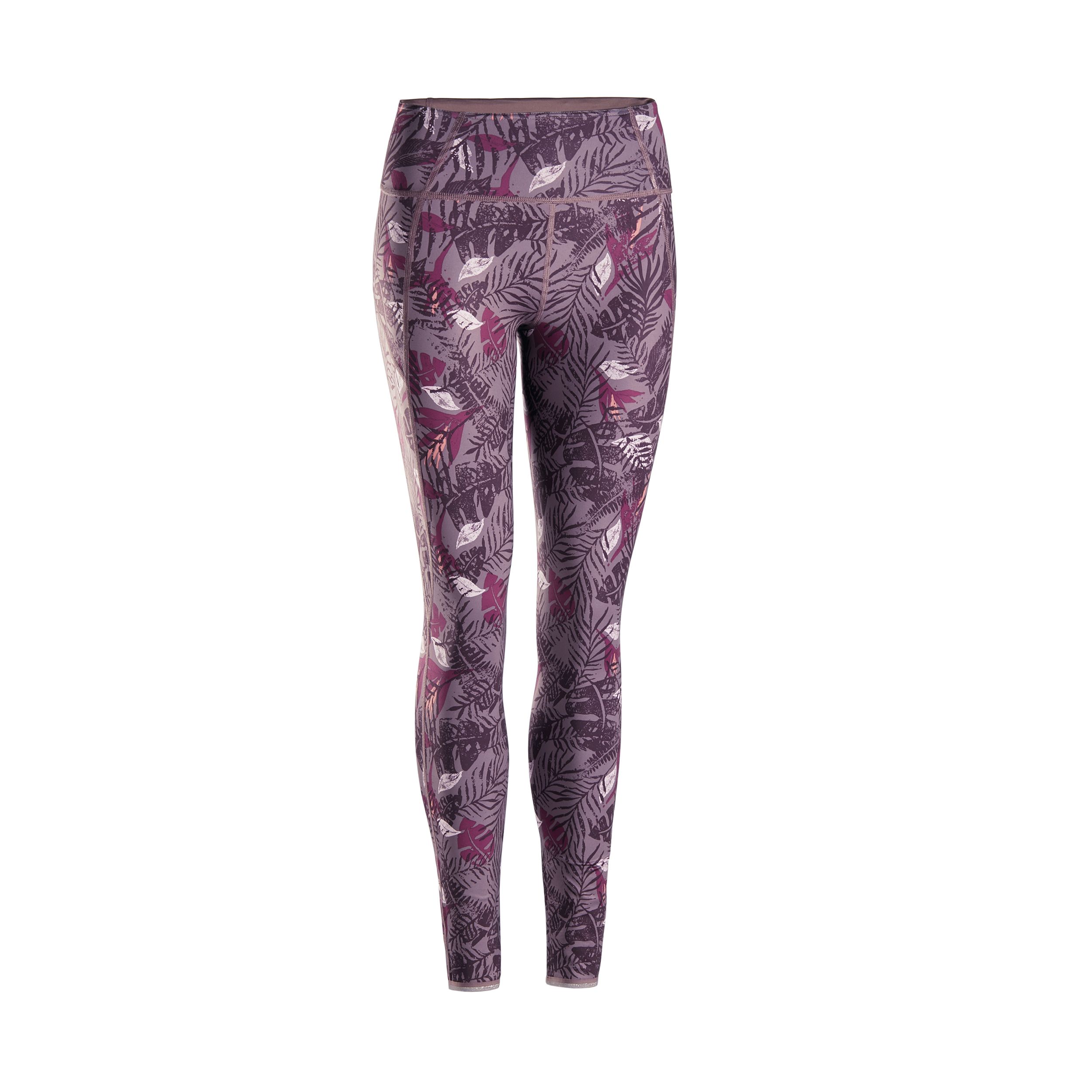 Leggings de fitness para Niña Domyos 500 morado estampado - Decathlon