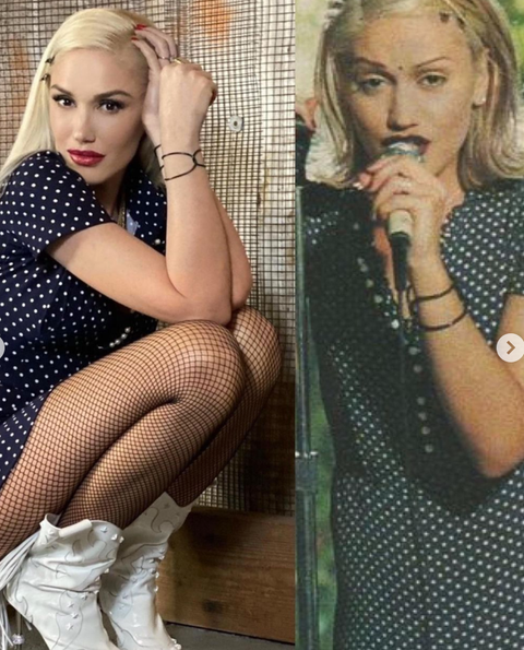 gwen stefani recreated outfits