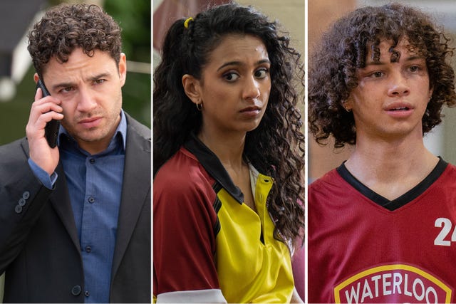 donte, samia and danny, waterloo road