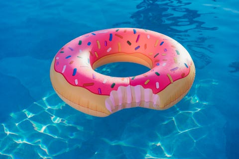 donut inflatable pool