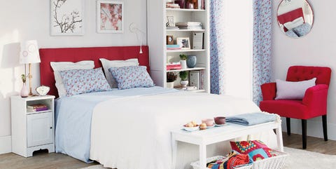 Furniture, Bed, Bedroom, Room, White, Red, Bed frame, Interior design, Bed sheet, studio couch, Furniture, Bed, Bedroom, Room, White, Red, Bed frame, Interior design, Bed sheet, studio couch,