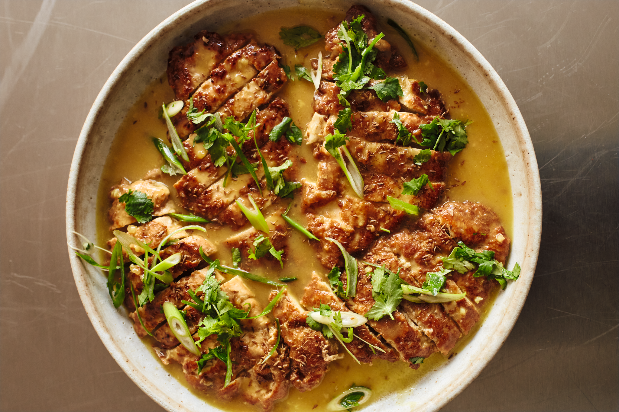 You Can't Go Wrong With Fried Chicken Coated In A Bright Lemony Sauce