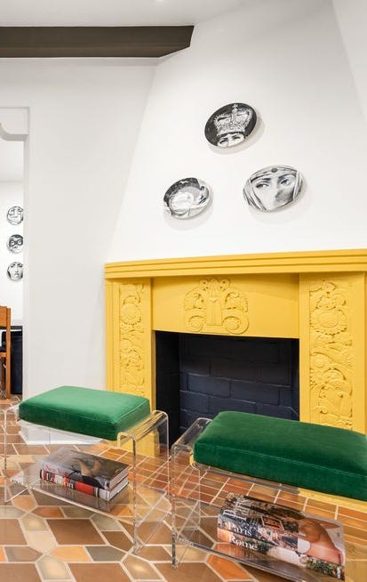 10 Painted Brick Fireplaces - Brick Fireplace Ideas