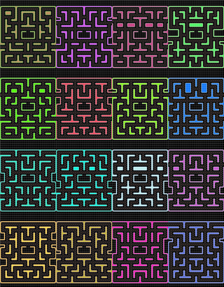 pix Pacman Maze Grid pac man mazes programmer generates