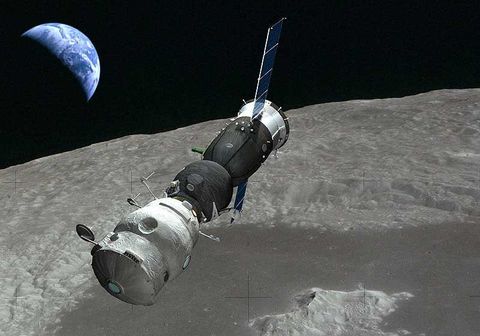 Russia's Soyuz Spacecraft Could Find New Life as a Lunar Taxi - 480 x 336 jpeg 27kB