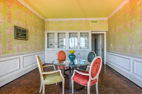 Pièce, Propriété, Salle à manger, Décoration intérieure, Meubles, Jaune, Bâtiment, Mur, Immobilier, Maison,