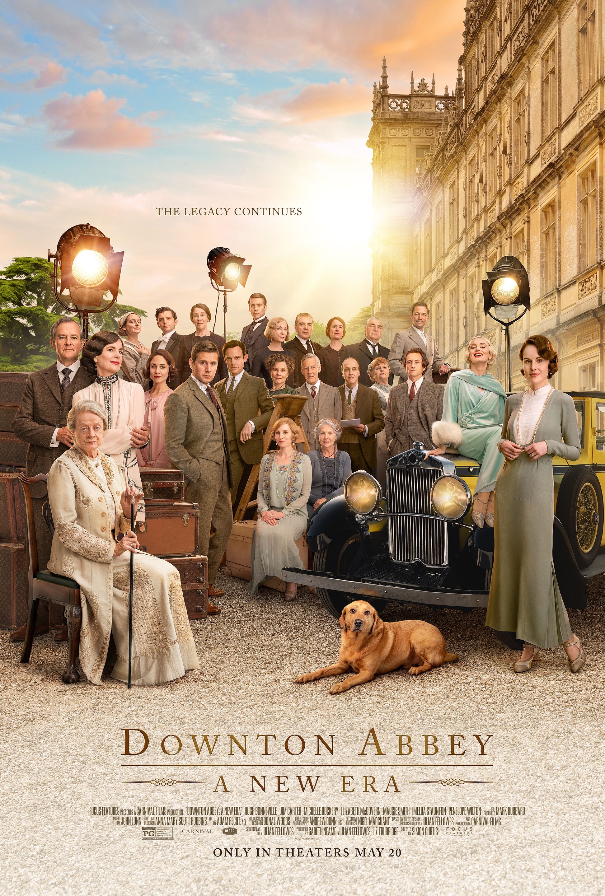 Downton Abbey Film 2 First Images Trailer Plot Cast And Release Date   Downton Abbey Film 2022 Poster 1644925104 