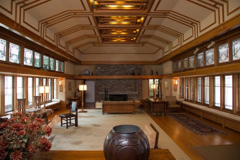 Frank Lloyd Wright Designs with a House Beautiful Connection Go on View ...