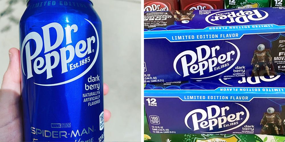 Dr Pepper Introduces a LimitedEdition Dark Berry Flavor With Marvel