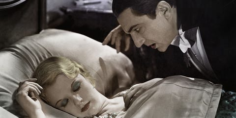 Bela Lugosi and Helen Chandler in Dracula bela lugosi and helen chandler in dracula, 1931, movie directed by tod browning for universal