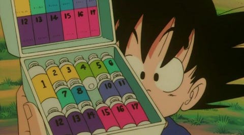 dragon ball curiosidades 34 capsulas