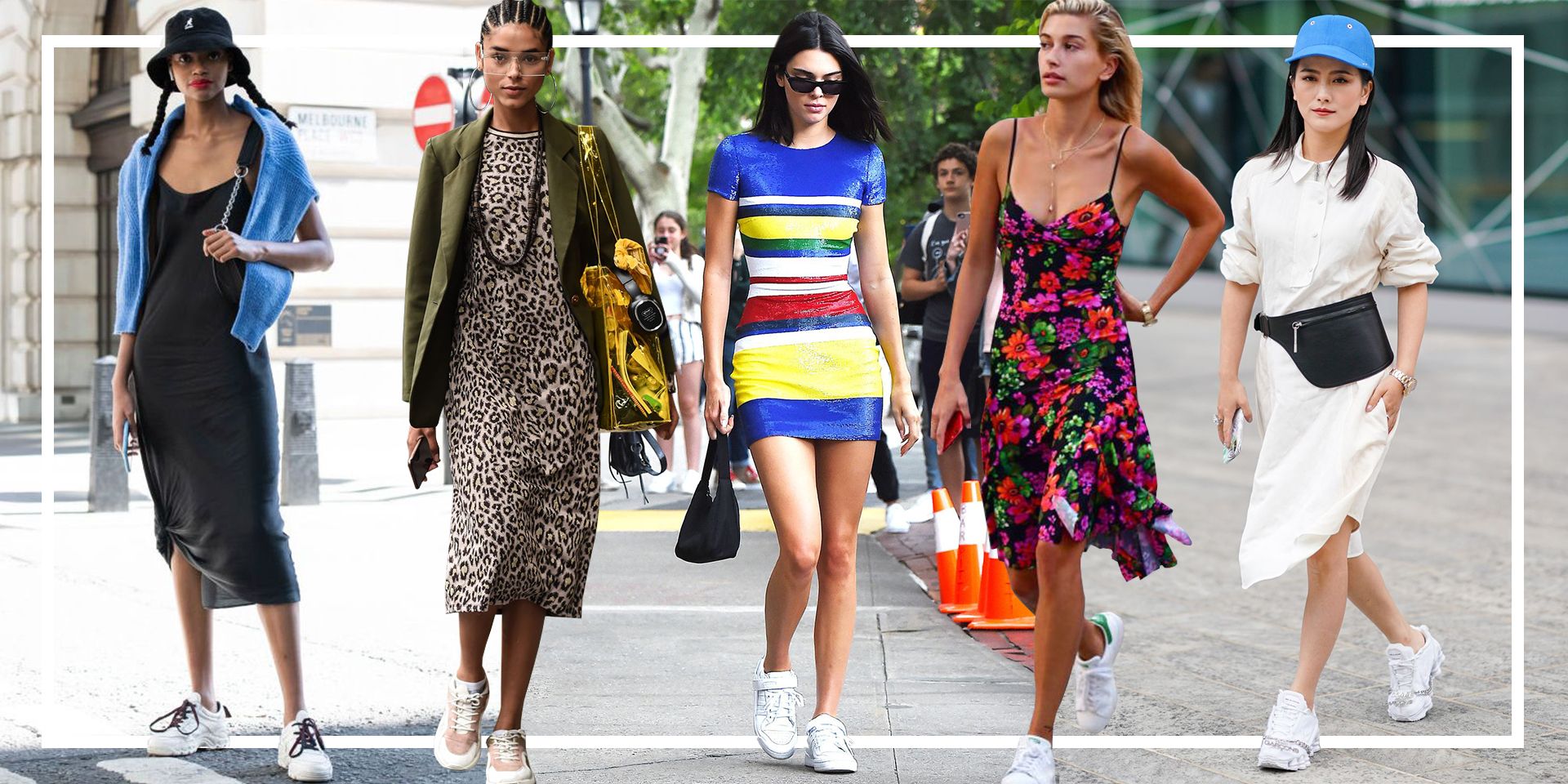 sneakers you can wear with dresses