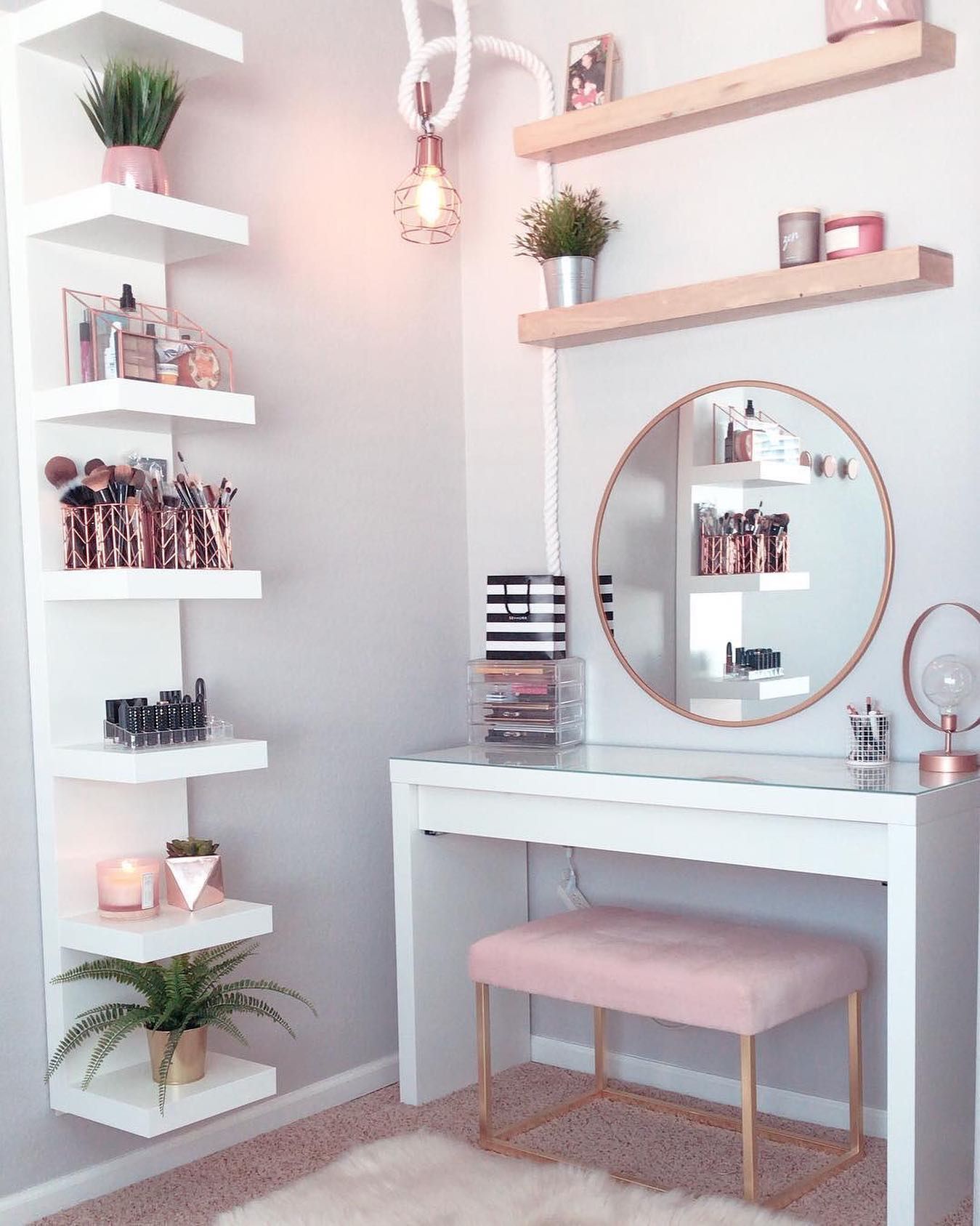 Dressing Table Ideas How To Organise, Vanity Table Organization Ideas