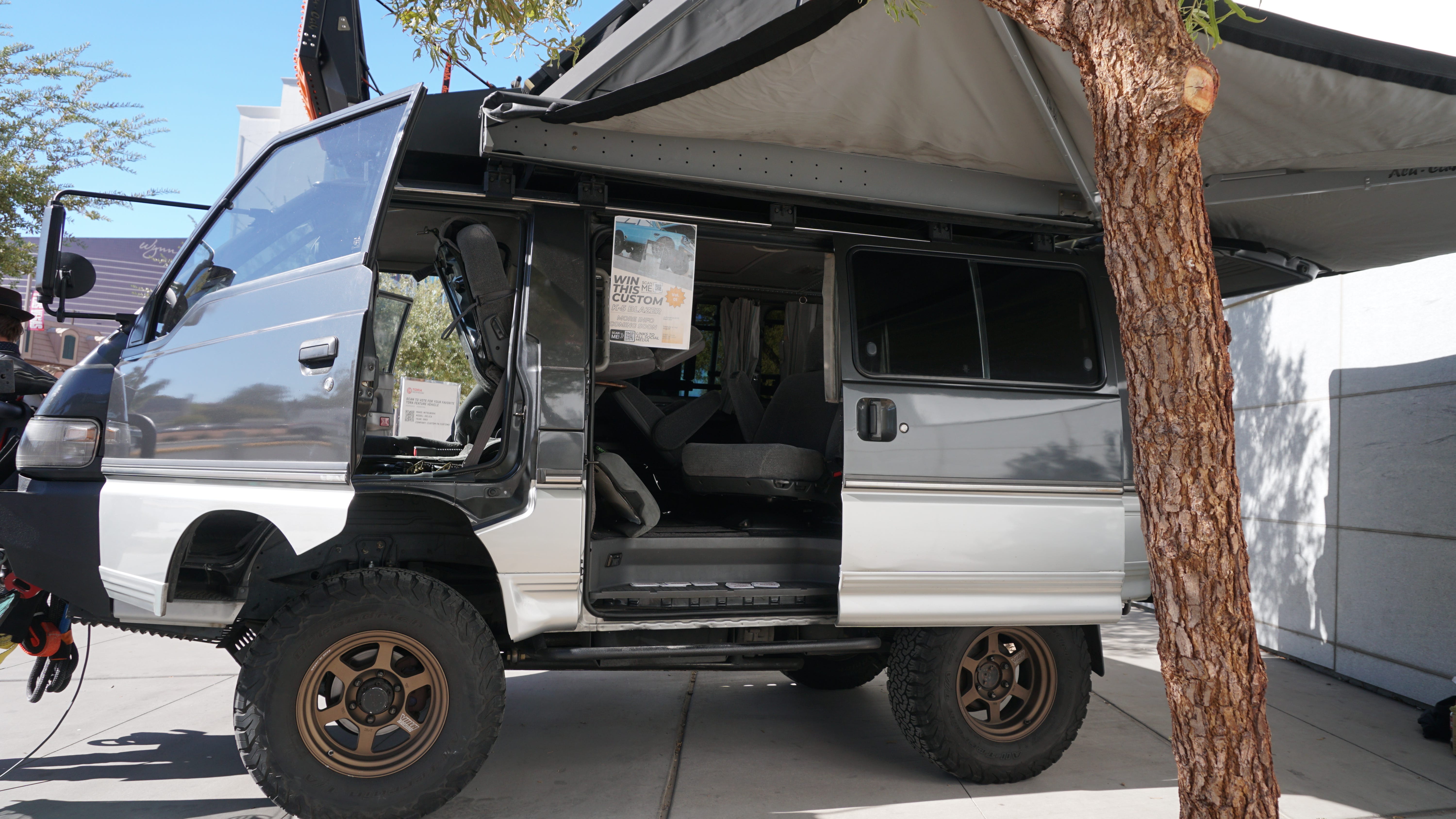 Cummins Diesel Swap in a Delica Microvan? Only at SEMA!