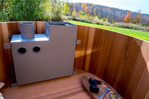 How To Build A Wood Fired Hot Tub - Wood Burning Hot Tub Heater Diy