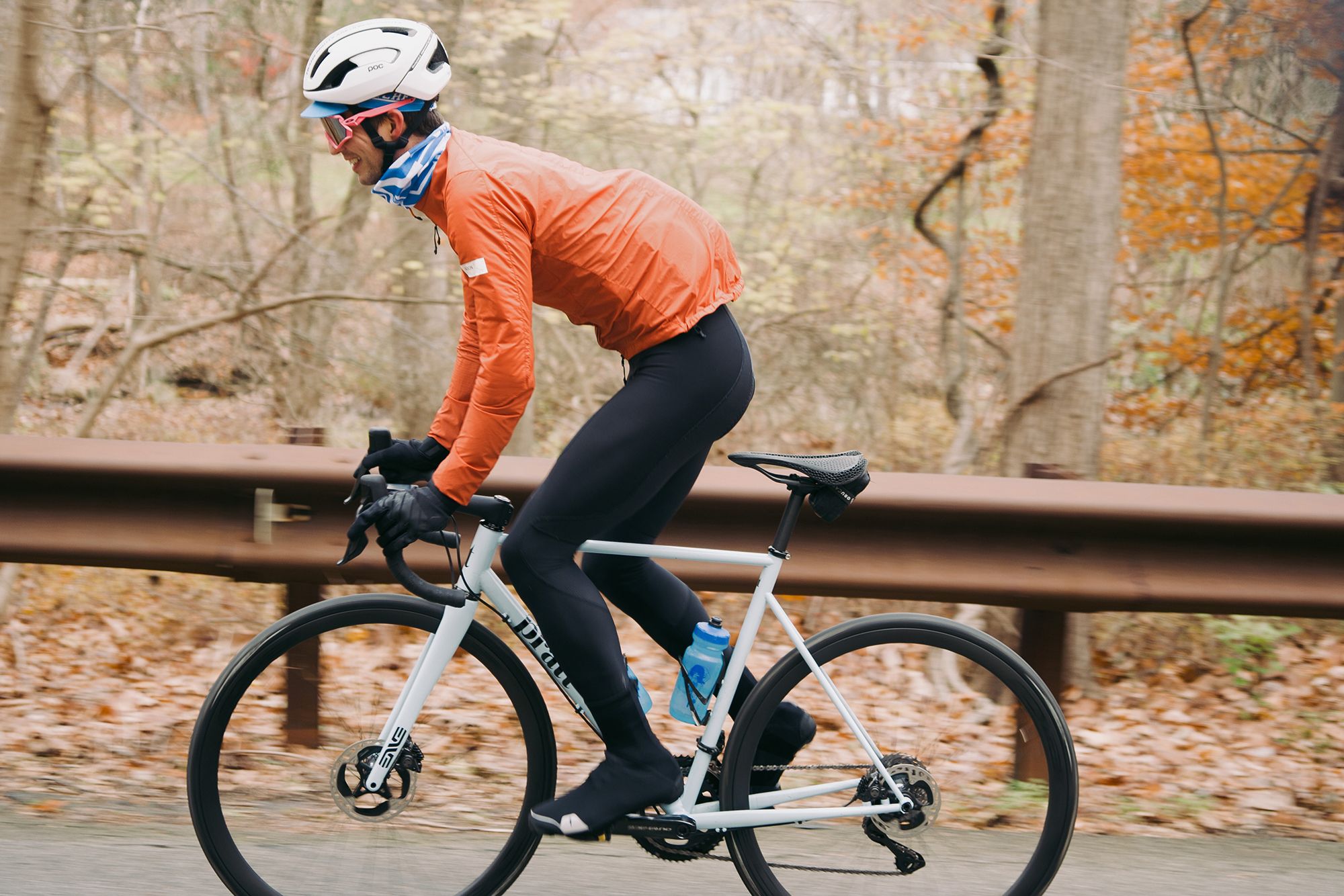 Warm Cycling Jersey Long Sleeve Men MTB Road Bike Wear High Ventilation Tops 