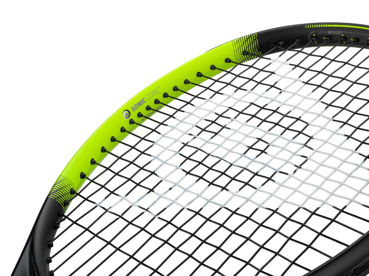 is tennis racquet frame straight