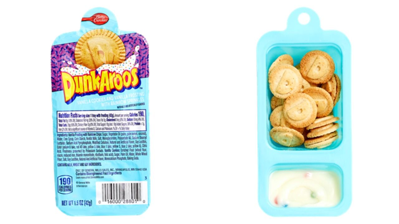 Dunkaroos 3 Pack Snack Vanilla Creme Rainbow Sprinkles Rare Free Shipping 