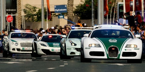 uae dubai police cars bugatti