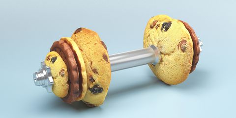 Dumbbell Made Out Of Cookies