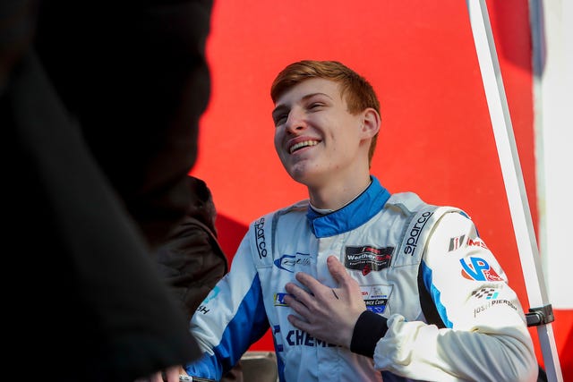 11 pr1 mathiasen motorsports, oreca lmp2 07, lmp2 steven thomas, jonathan bomarito, josh pierson, harry tincknell, autograph, fans