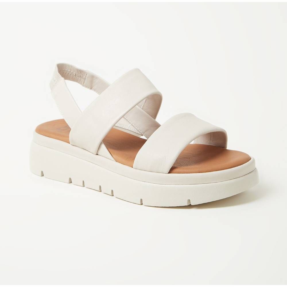 Call it Spring Comfortabele sandalen zilver-wit casual uitstraling Schoenen Sandalen Comfortabele Sandalen 