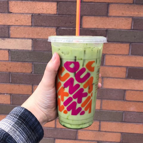 Dunkin’ Is Apparently Adding Matcha Lattes To Its Menu For A Limited Time