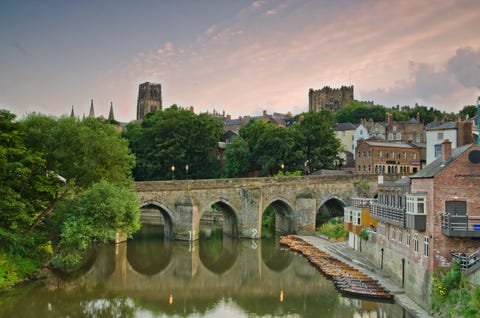 before sunset looking towards elvet bridge