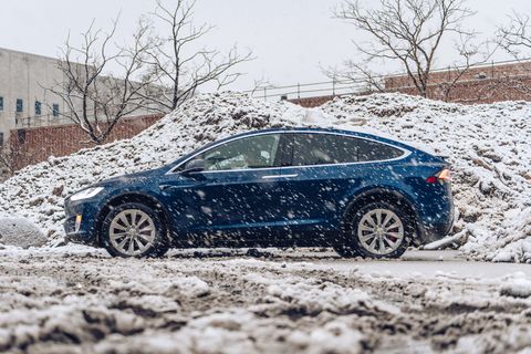 Tesla Model X P100d The Noreaster Test