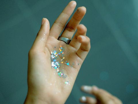 Nail, Finger, Hand, Glitter, Turquoise, Skin, Fashion accessory, Thumb, Turquoise, Gesture, 
