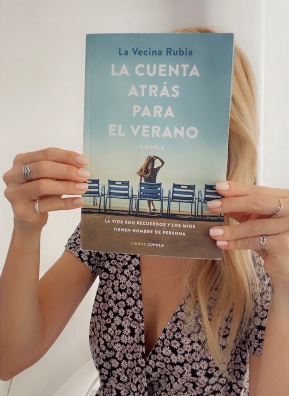 ‘The countdown to summer’: La Vecina Rubia’s novel will become a television series