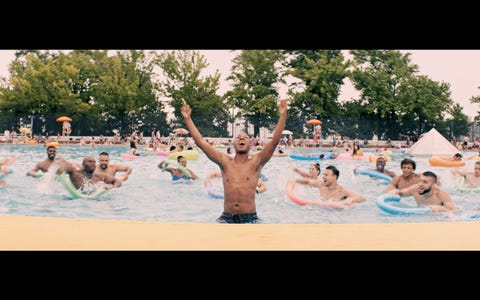 the cast of in the heights at the highbridge pool