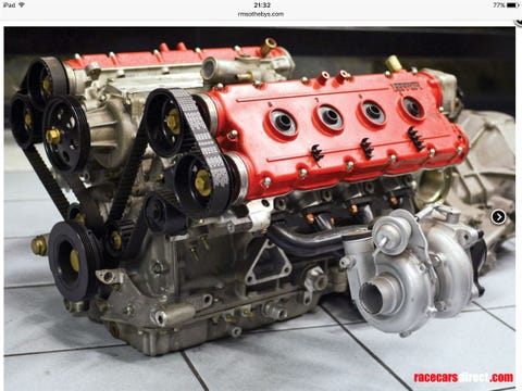 Experimental Twin-Turbo Ferrari V8 for Sale - Rare Ferrari Engine