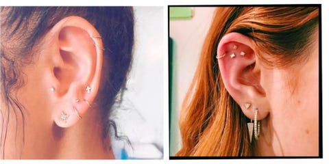 Ear Piercings Multiple Inspiration For Ear Piercings Multiple Inspiration For