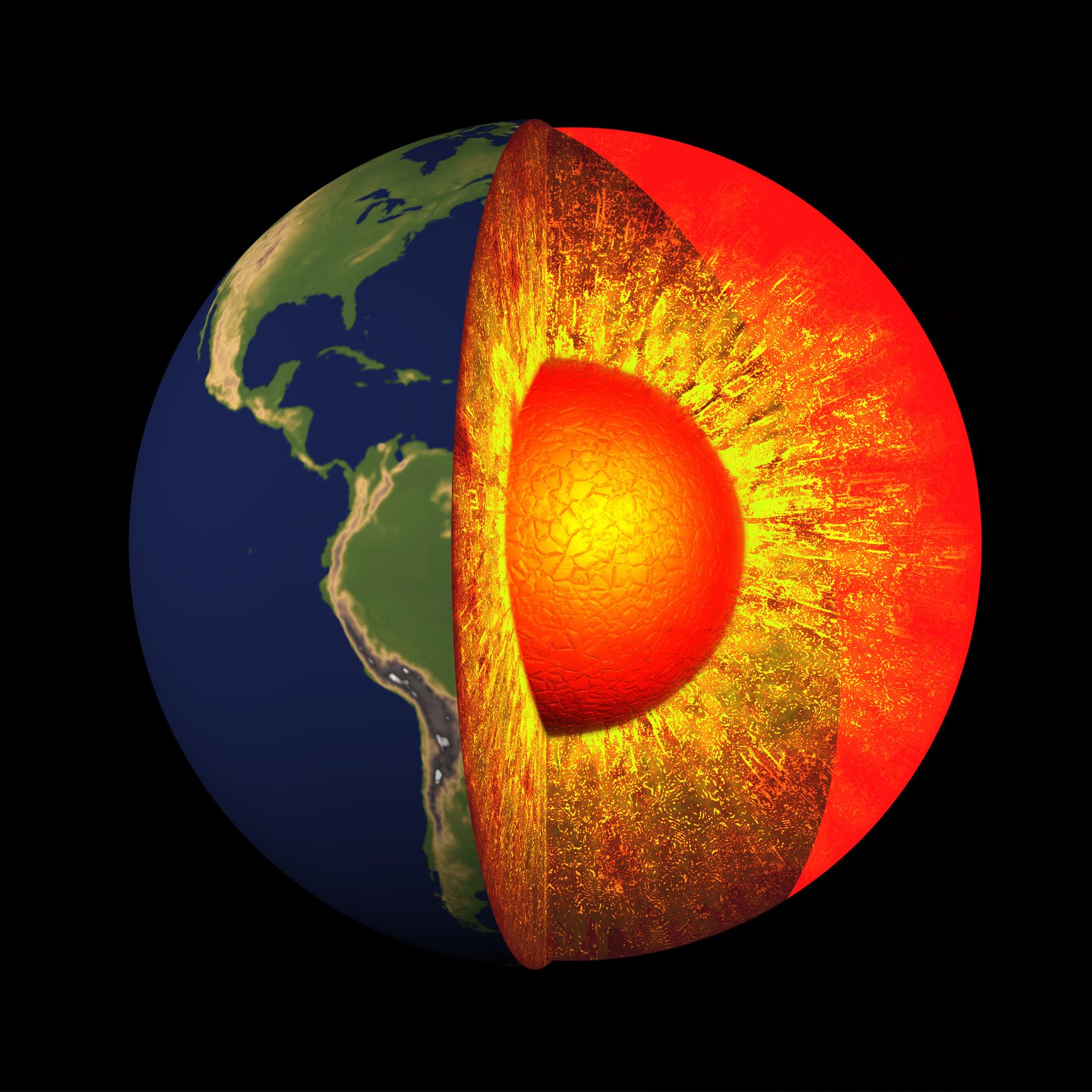 Earth's Core Is Cooling Faster Than Scientists Expected