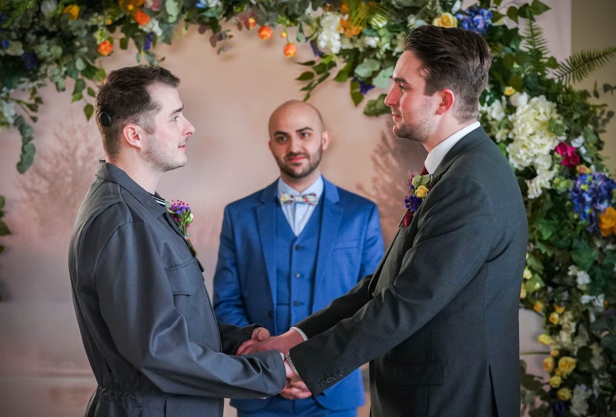 EastEnders spoilers - First look at Ben & Callum wedding