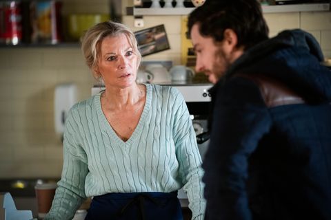 embargo 26022022 kim fox and gray atkins in eastenders