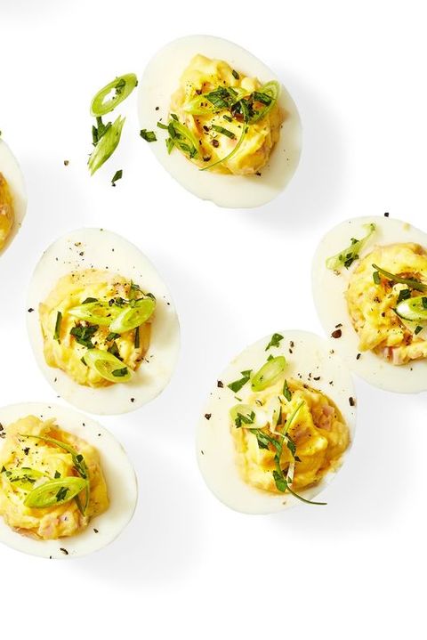 easter appetizers spicy deviled eggs