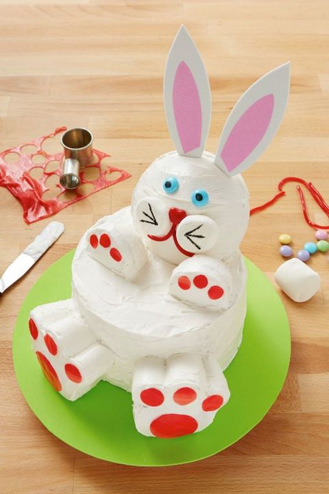 20 Best Easter Bunny Cake Ideas - How to Make a Bunny Rabbit Cake