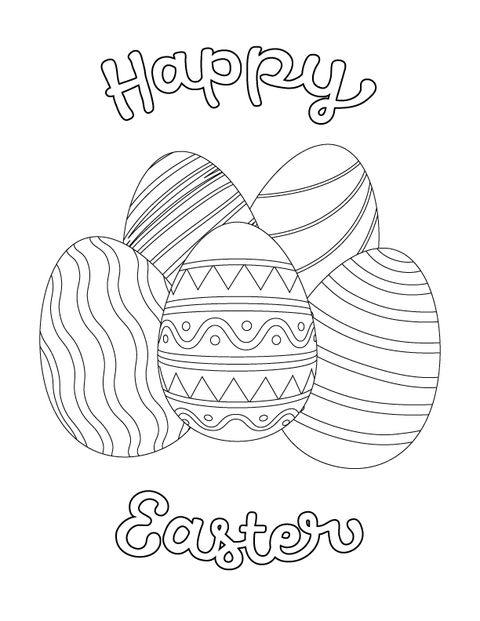 25 Best Easter Coloring Pages For Kids Easter Crafts For Children
