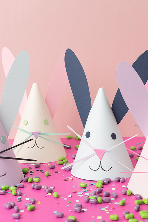 Easter Crafts DIY Bunny Party Hats for Kids