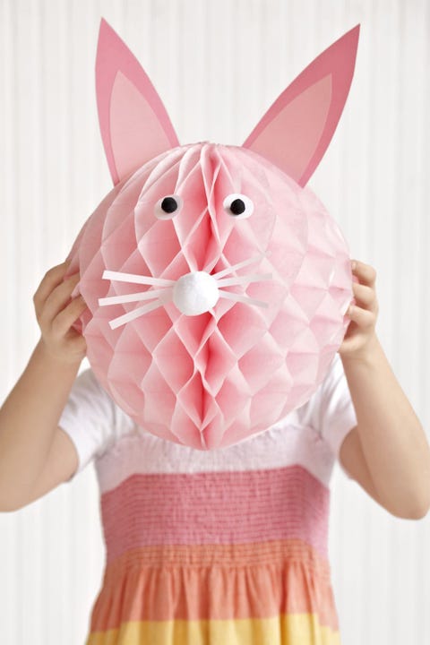 easter crafts easter bunny face