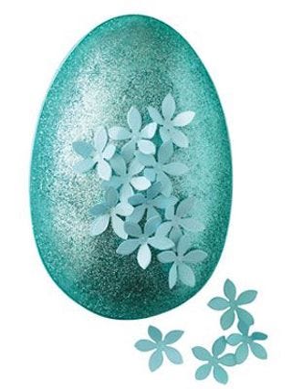 easter crafts for kids glittered egg box