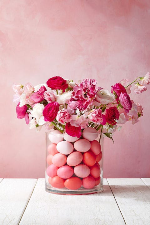 easter crafts ombre egg bouquet