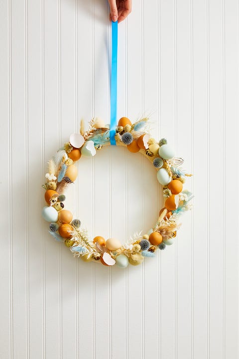 easter decoration ideas - nest wreath 