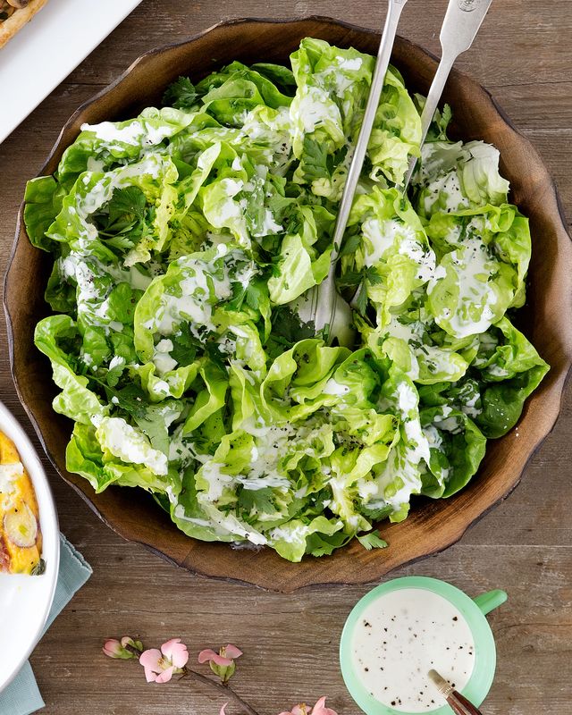 creamy bibb and herb salad