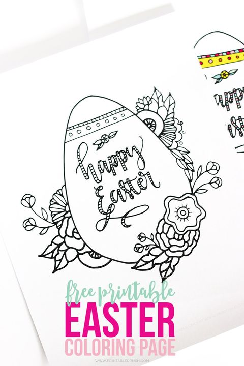 20 Best Easter Coloring Pages For Kids Easter Crafts For Children