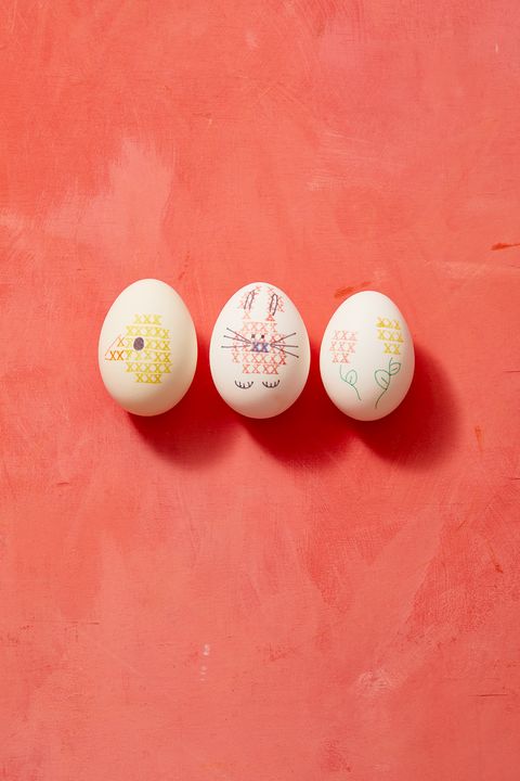easter egg decorating ideas cross stitch eggs